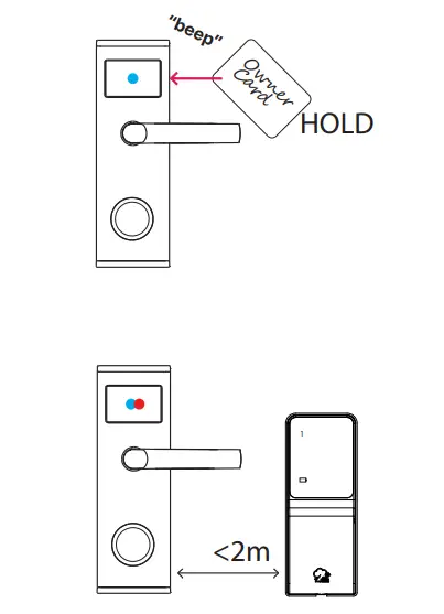 TLJ access control ZPADv3.4 Touchscreen Keypad with Z-Wave and Bluetooth - Pairing