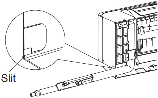 TOSHIBA RAS 05 Seiya Plus Air Conditioner - left piping