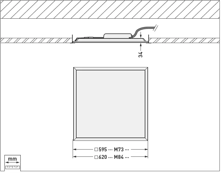 TRILUX -2330- G3- M73- Square- LED -Panel - 03