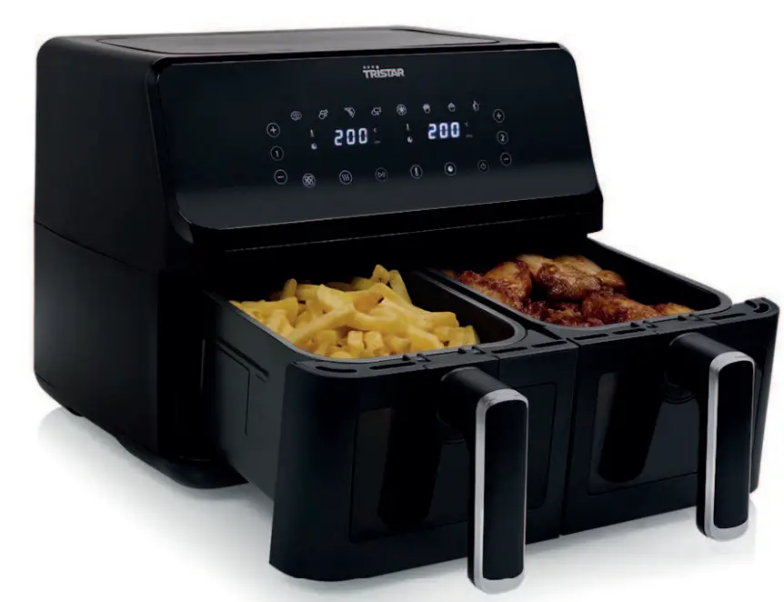 TRiSTAR FR-9040 Double Basket Airfryer