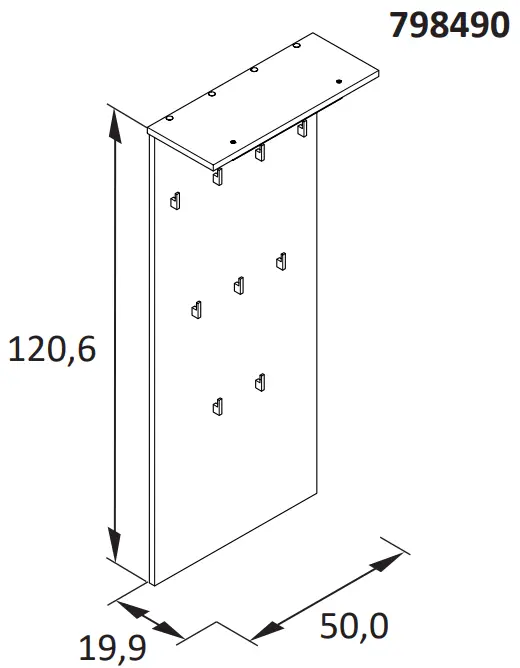 Tchibo 668371 Cloakroom Panel