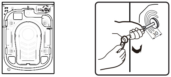 Teknix TKW10142HW 10kg Freestanding Washer - SUPPLIED 2