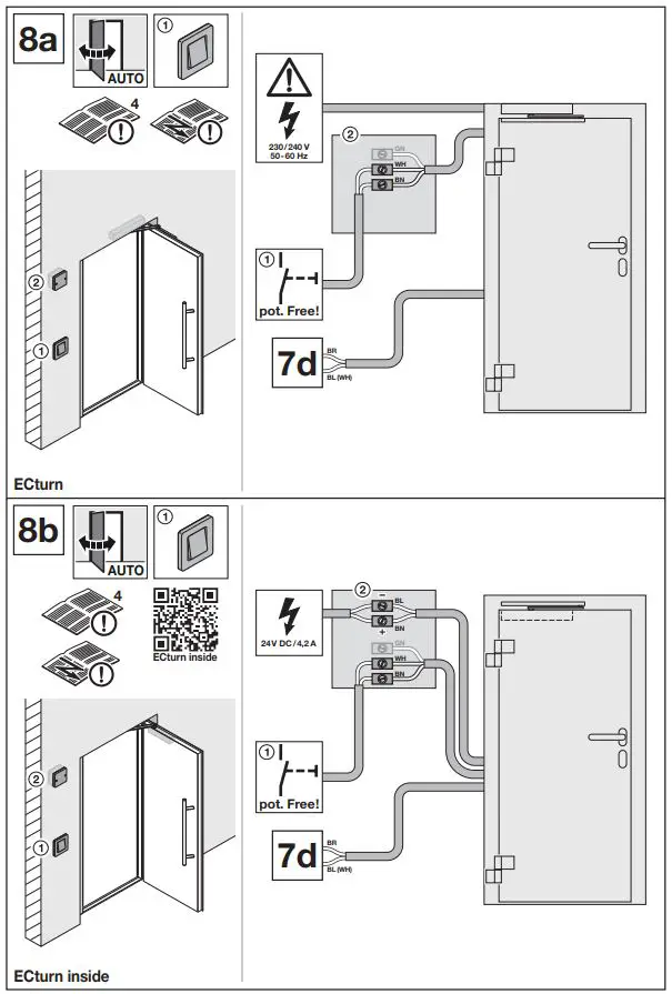Template BA B168xH238 Aluminium Entrance Door User Manual - How to use
