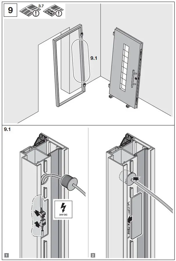 Template BA B168xH238 Aluminium Entrance Door User Manual - How to use