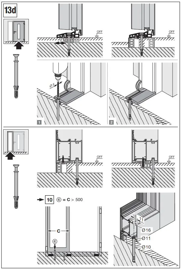 Template BA B168xH238 Aluminium Entrance Door User Manual - How to use