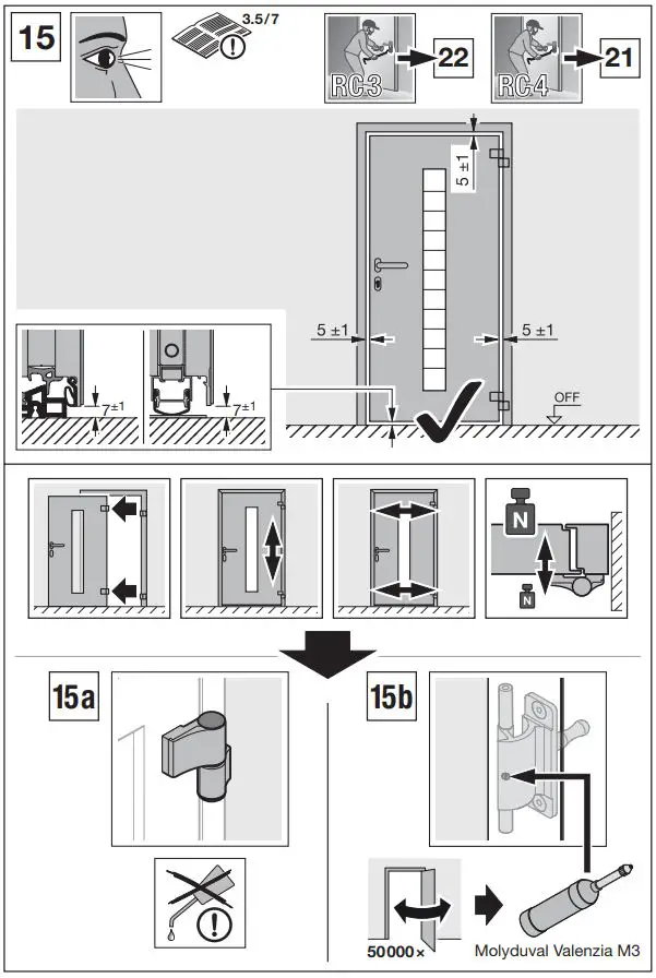 Template BA B168xH238 Aluminium Entrance Door User Manual - How to use