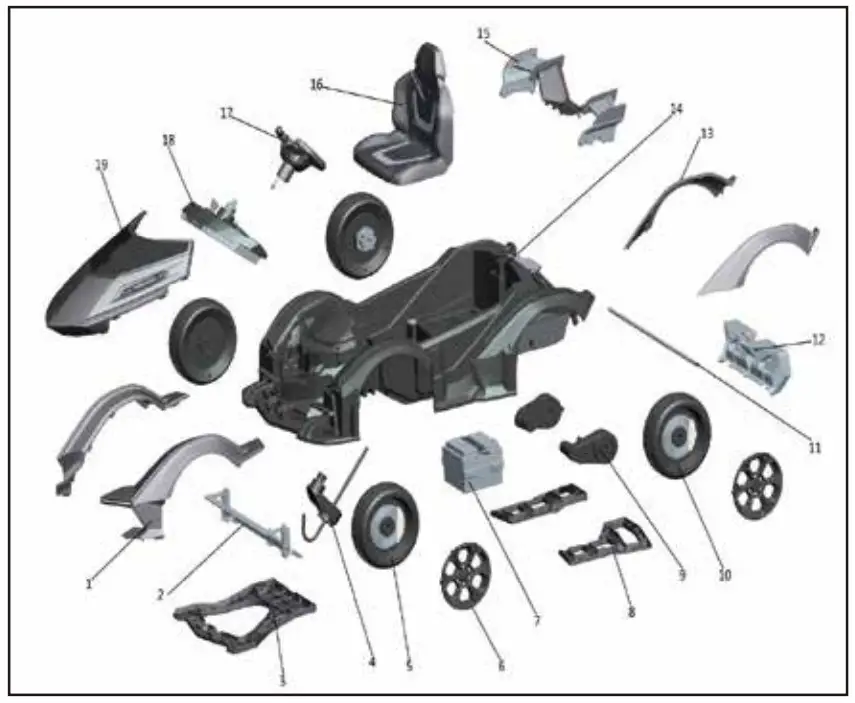 Teoayeah HL528 Dakott Sports Car - Fig 18