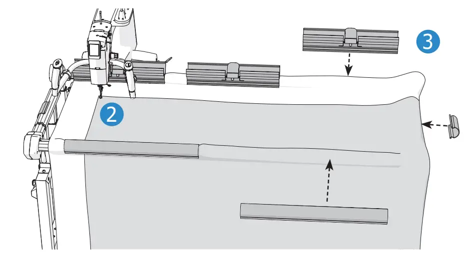 Loading Fabric (Hoop Setup)