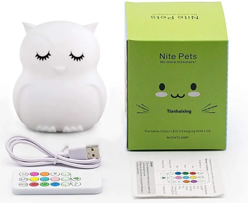 Tianhaixing -TC851-8-9-Changing-Color-Silicone-Nursery-Lamp-box