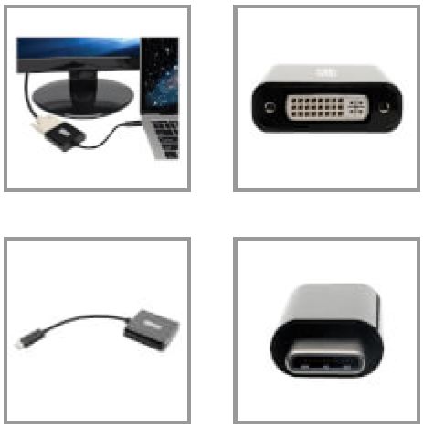 Tripp Lite U444-06N-DVIBAM USB-C to DVI Adapter-FIG-2