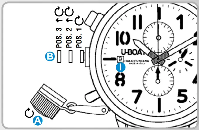 U BOAT Flightdeck Chrono Smart Watch - WATCH 2