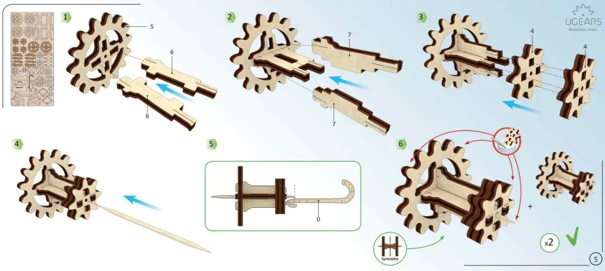 UGEARS-3D-Rails-Wooden-Train-Puzzle-Mechanical-Craft-Set-fig-6