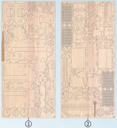 UGEARS 70089 3D DIY Wooden Puzzle Box - parts3