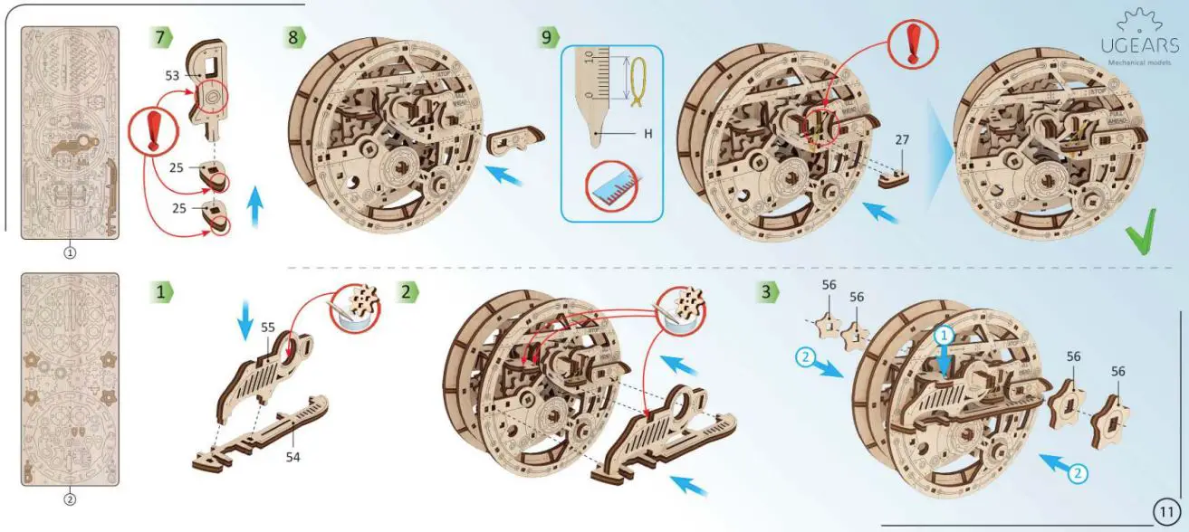 UGEARS-Monowheel-3D-Mechanical-Wheel-Puzzle-Games-fig-16