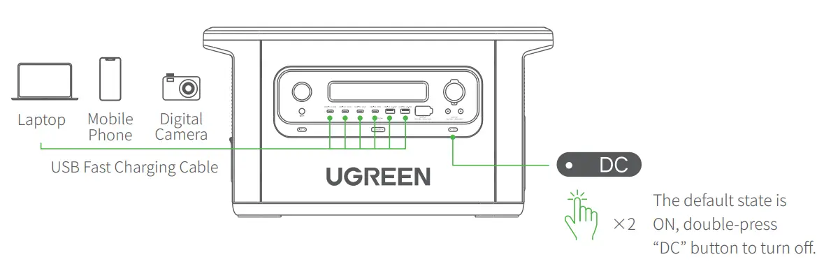 UGREEN-GS2200-Portable Station-PowerRoam-220-image-14