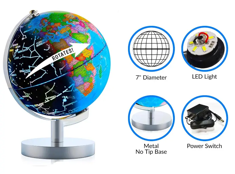 USA Toyz-JQKG02-Illuminated-Globe-box