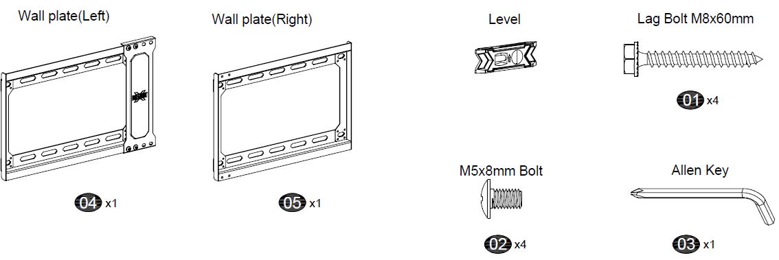 USX-MOUNT-XTL009-UL-Listed-TV-Wall-Mount-Tilting-Brackets-fig-10