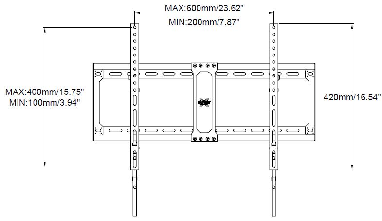 USX-MOUNT-XTL009-UL-Listed-TV-Wall-Mount-Tilting-Brackets-fig-5
