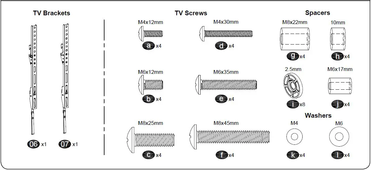 USX-MOUNT-XTL009-UL-Listed-TV-Wall-Mount-Tilting-Brackets-fig-9