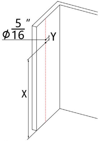 UTEIWF 470 Shower Doors Frameless - Installation Step 2