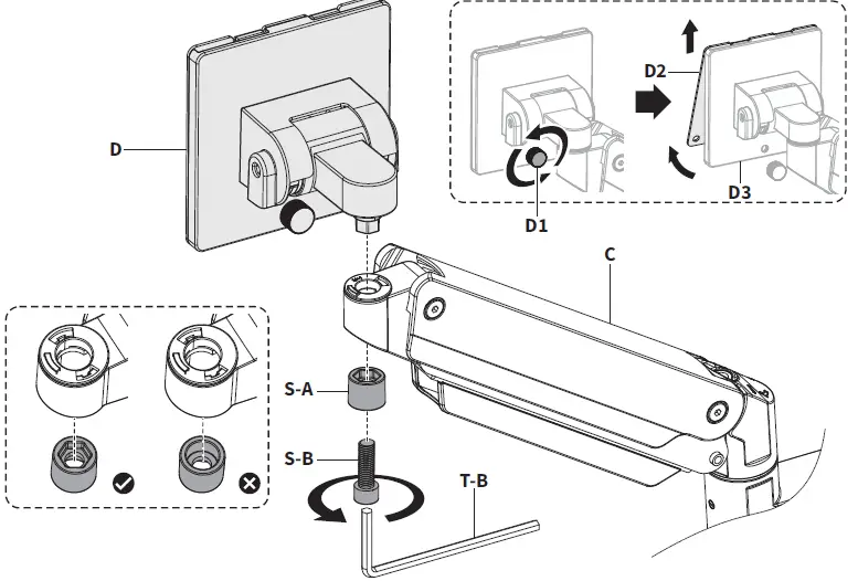 V I V O-MOUNT-V101G1-Premium-Aluminum-Heavy-Duty-Monitor-Arm-07