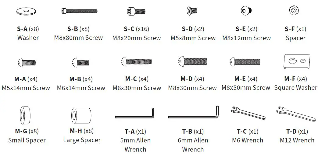 V I V O-STAND-TV120B-Aluminum-Mobile-Large-Screen-TV-Cart-FIG 3