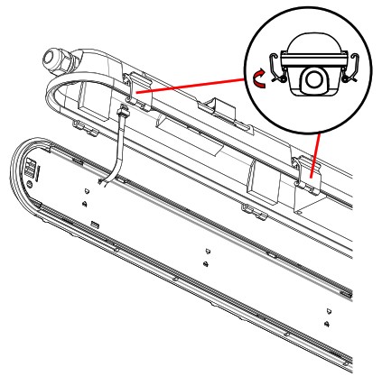 V TAC VT 60018 LED Ceiling Tube - MULTIPLE LINKABLE UNITS INSTALLATION INSTRUCTIONS 4
