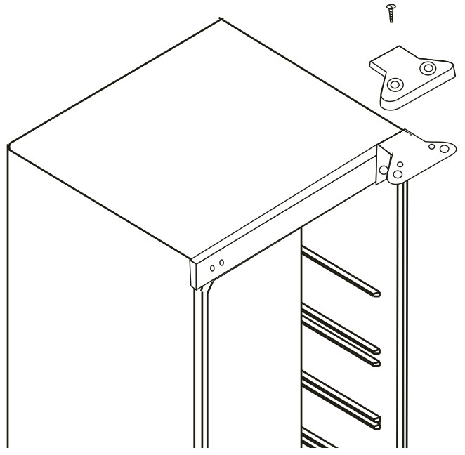 VALBERG 1D 331 E W742C Refrigerator 1 Door - hinge cover