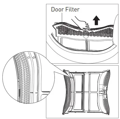 VALBERG FD W566C Heat Pump Dryer - filters