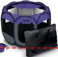 VEVOR Foldable Portable Pet Playpen - a3