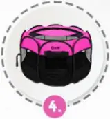 VEVOR Foldable Portable Pet Playpen - b4