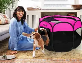 VEVOR Foldable Portable Pet Playpen - c1