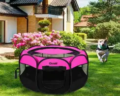 VEVOR Foldable Portable Pet Playpen - c3