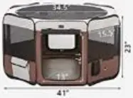 VEVOR Foldable Portable Pet Playpen - g5