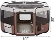 VEVOR Foldable Portable Pet Playpen - g7