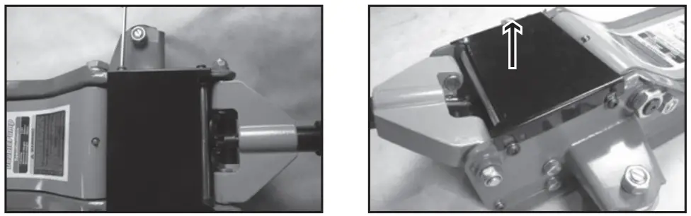 VIKING 53355 Lightning Lift Floor Jack - screws