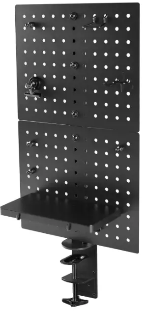 VIVO -PP-DK12B-Black-Clamp-on-Desk-Back-Panel-and-Accessory-Holder