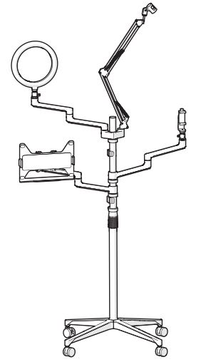 VIVO-STAND-LIVE1M-Mobile-All-In-One-Livestream-Multi-Mount-Floor-Stand-fig-11