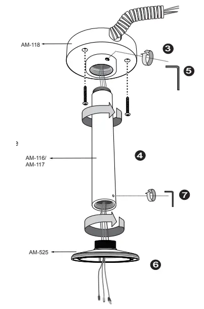 VIVOTEK AM 525 Mounting Adapter - screws