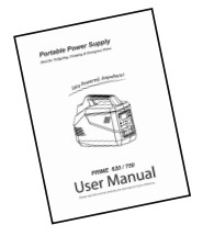 VMAXTANKS VPG750 Portable Power Generator - Manual