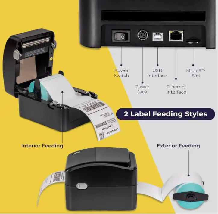 VOLCORA V-LBPTZ-A1 Thermal Label Printer-fig-4