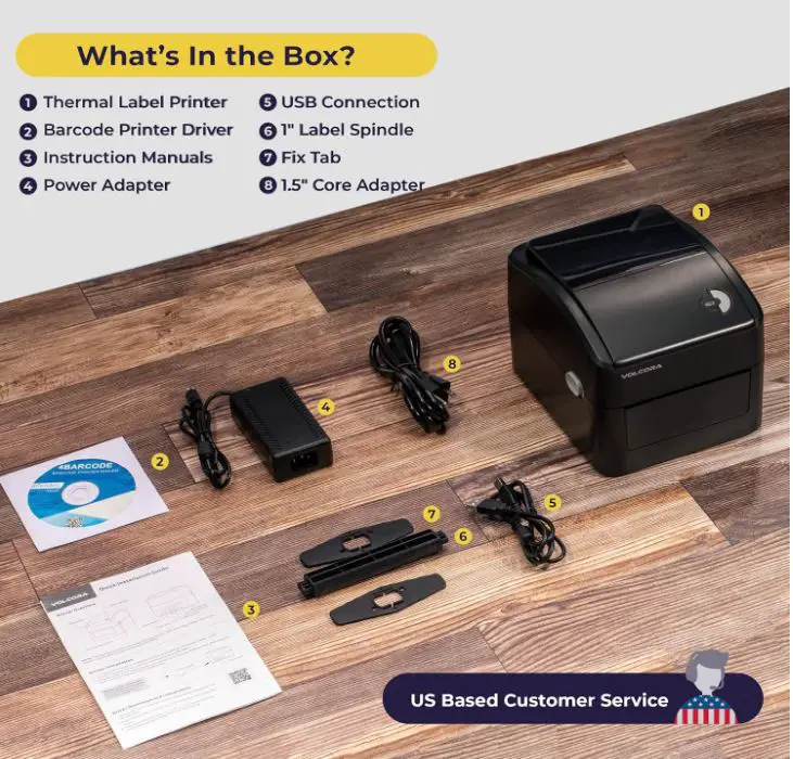 VOLCORA V-LBPTZ-A1 Thermal Label Printer-fig-5