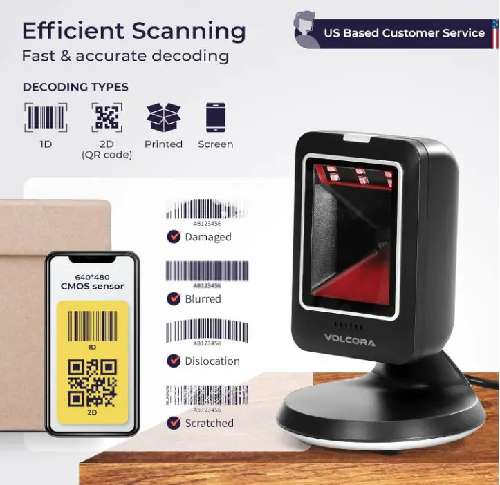 VOLCORA V-THFS-A1 Inventory Barcode Scanner-fig-1