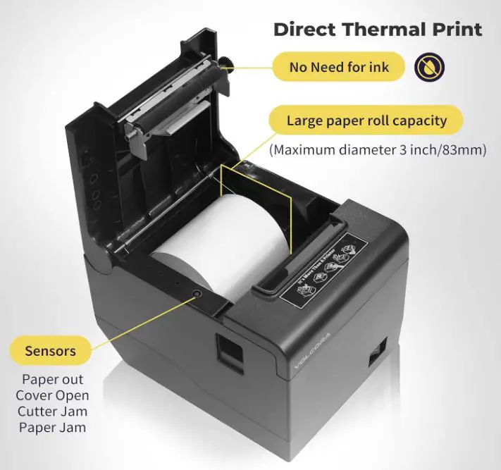 VOLCORA V-WLRP5 Thermal Receipt Printer-fig-1
