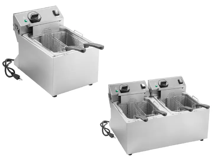 VOLLRATH-CF2-1800-Standard-Duty-Electric-Countertop-Fryers