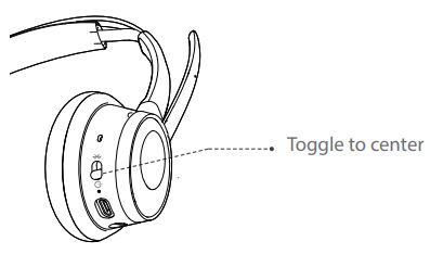VSEVEN HB650S Wireless Stereo Headset Installation Guide - Powering ON