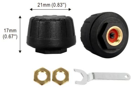 VSYSTO F4.5X Motorcycle Dashboard Camera Recorder - TPMS system