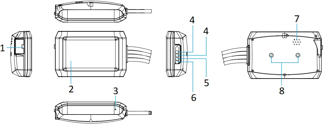 VSYSTO S2F Wi-Fi Motorcycle Dash Camera - a1