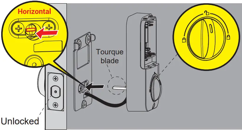 Veise VS01 Keyless Entry Door Lock - Install interior assembly 3