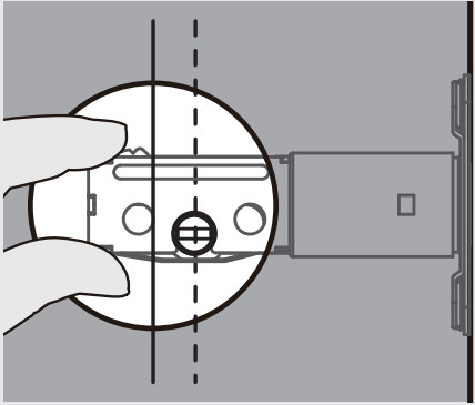 Veise VS01 Keyless Entry Door Lock - Install the latch and strike 3